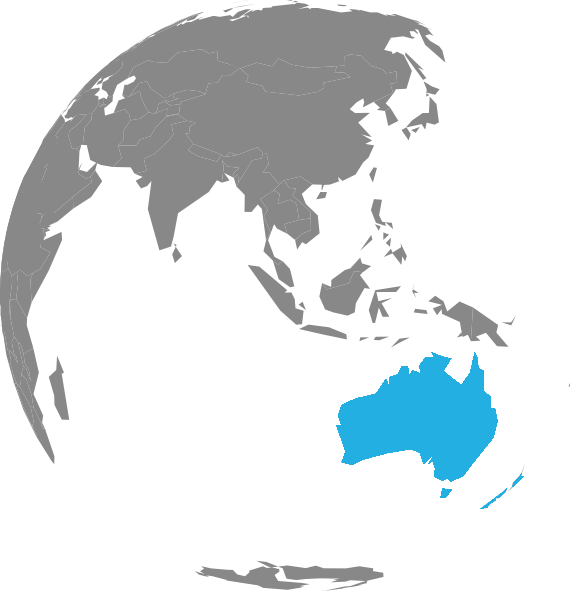 australia new zealand map for datamars program