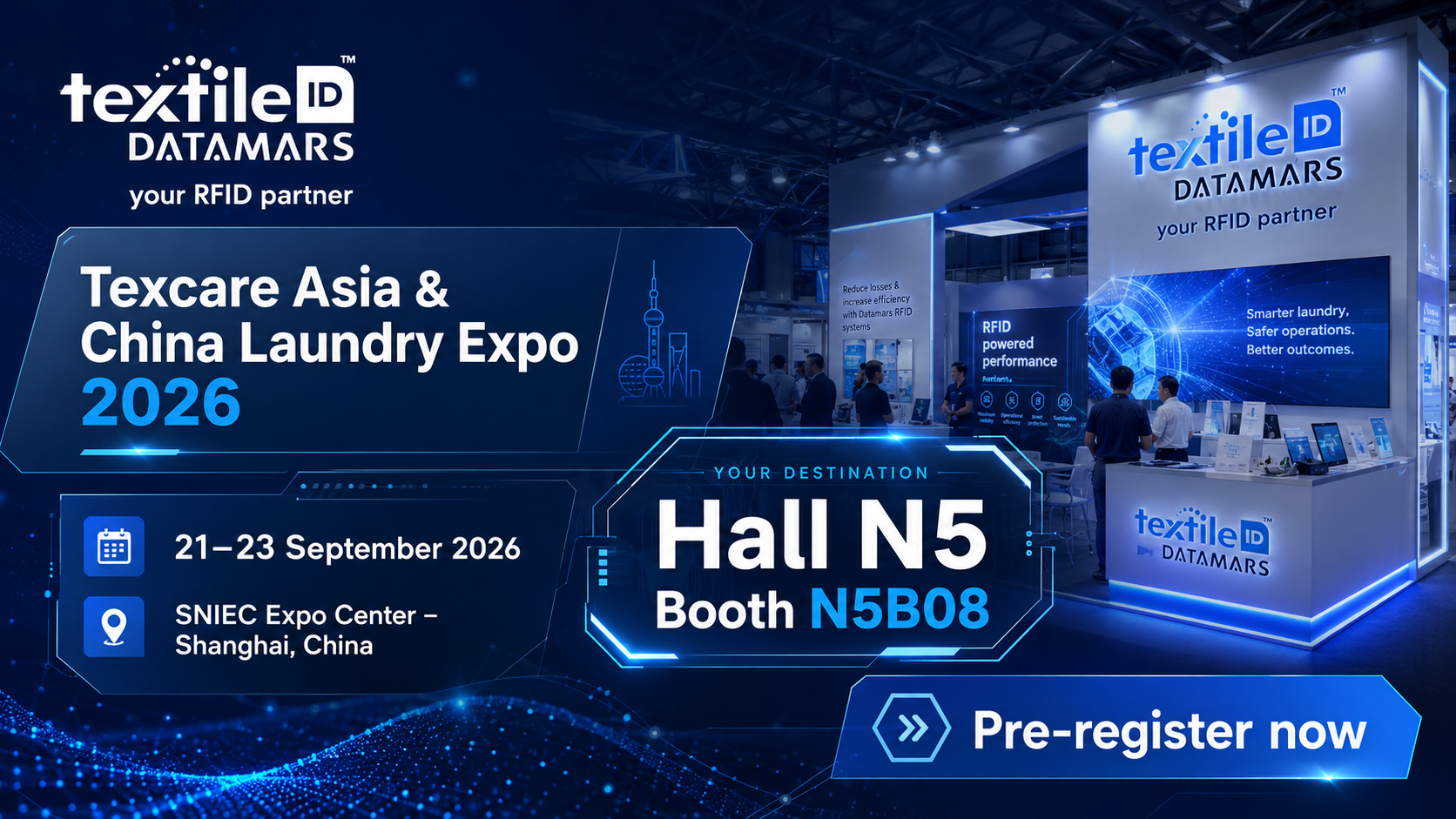 Datamars Textile ID at Texcare Asia 2026 - cover EN
